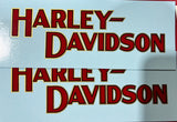 Harley Davidson Fuel Tank Decals 1905-1939