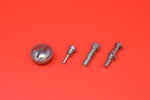 SC-0047 SCHEBLER HARDWARE KIT. IDLE SCREW, FLUSHER, BOWL CAP, FLOAT LEVER PIN